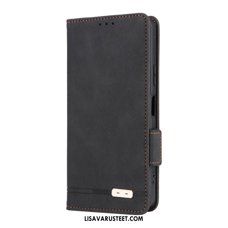 Kuoret Sony Xperia 10 Vii Retro Mokkanahkakuvio