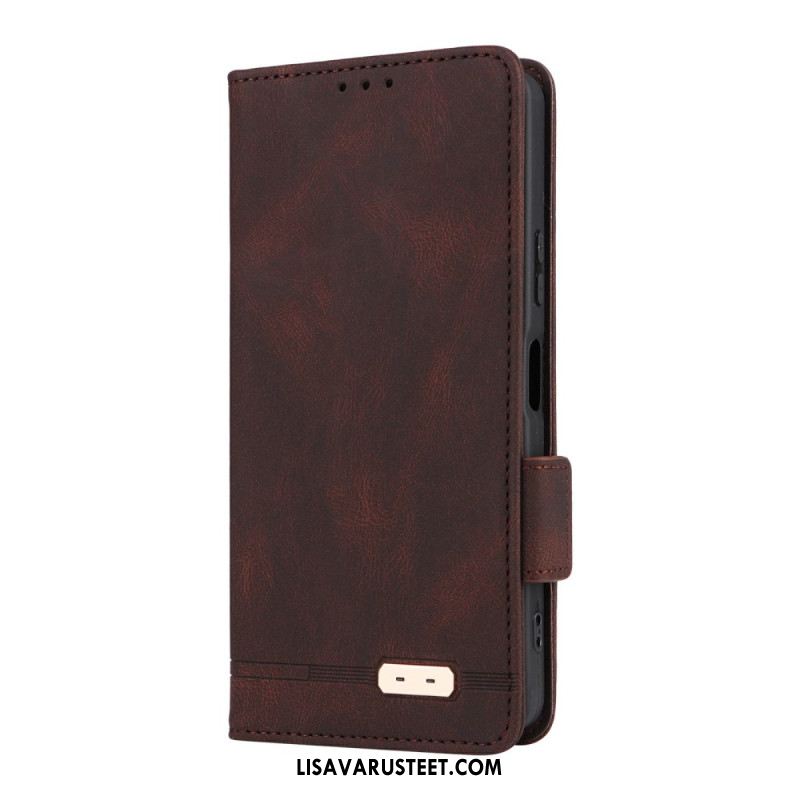 Kuoret Sony Xperia 10 Vii Retro Mokkanahkakuvio