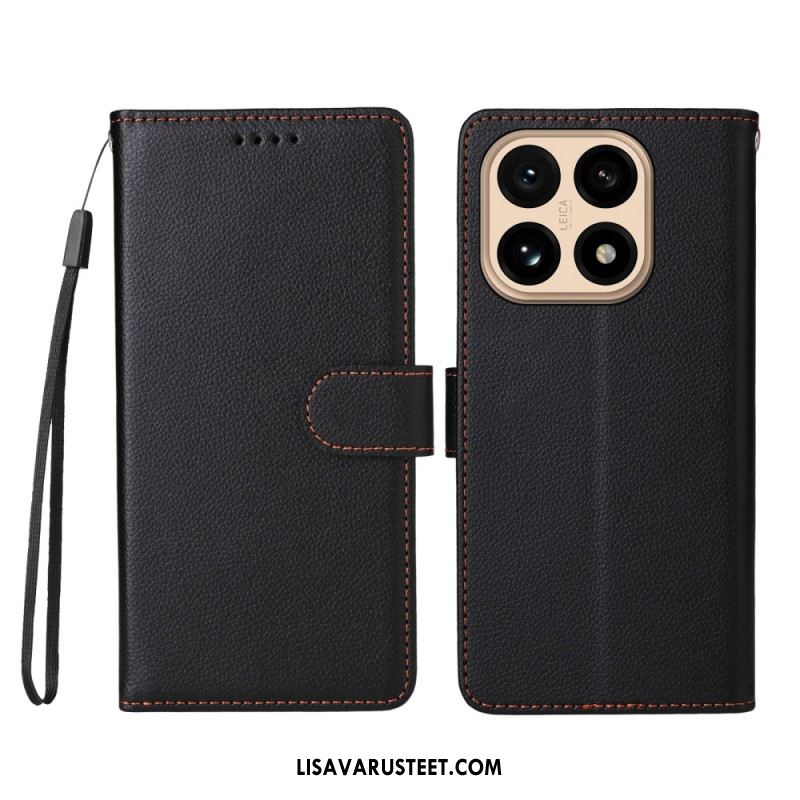 Kuoret Xiaomi 15t Teksturoitu Tekonahka