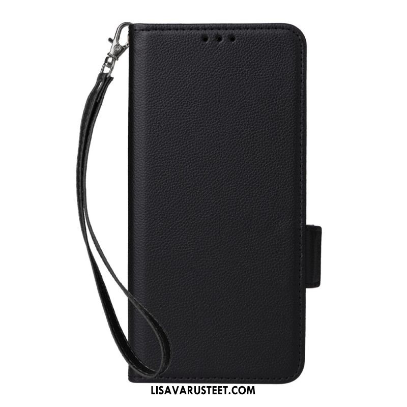 Kuoret Xiaomi Redmi Note 14 5g Litsikuvioinen Tekstuuri Hihnalla