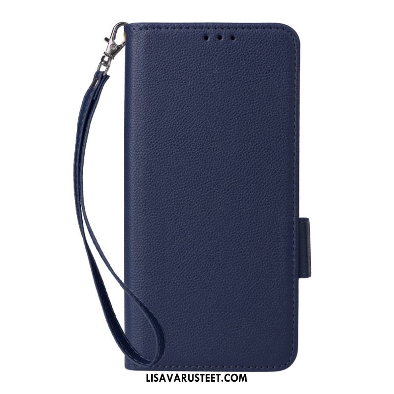 Kuoret Xiaomi Redmi Note 14 5g Litsikuvioinen Tekstuuri Hihnalla