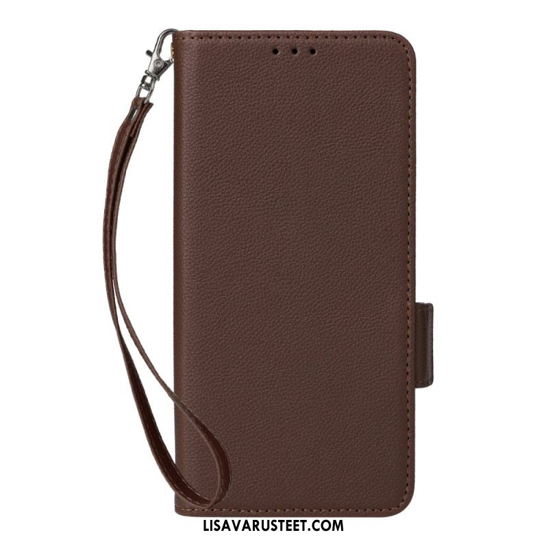 Kuoret Xiaomi Redmi Note 14 5g Litsikuvioinen Tekstuuri Hihnalla