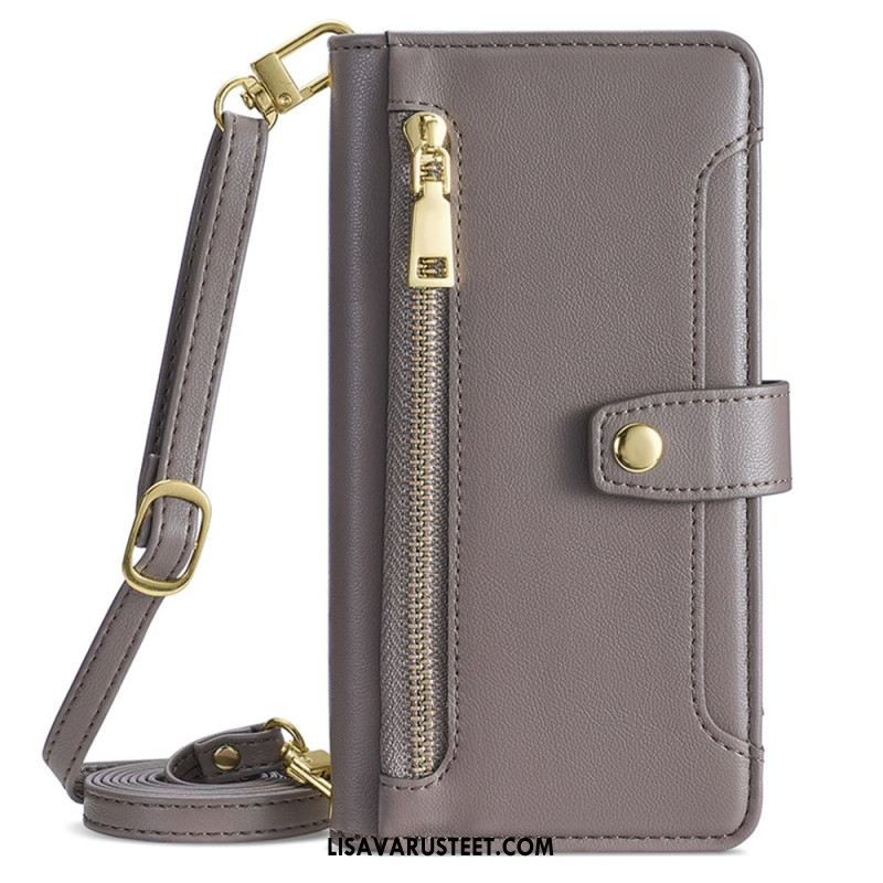 Kuoret Xiaomi Redmi Note 14 Pro 4g Olka- Ja Crossbody-lompakko