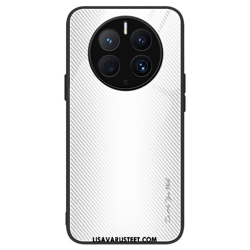 Kuori Huawei Mate 50 Pro Karkaistua Hiilikuitulasia