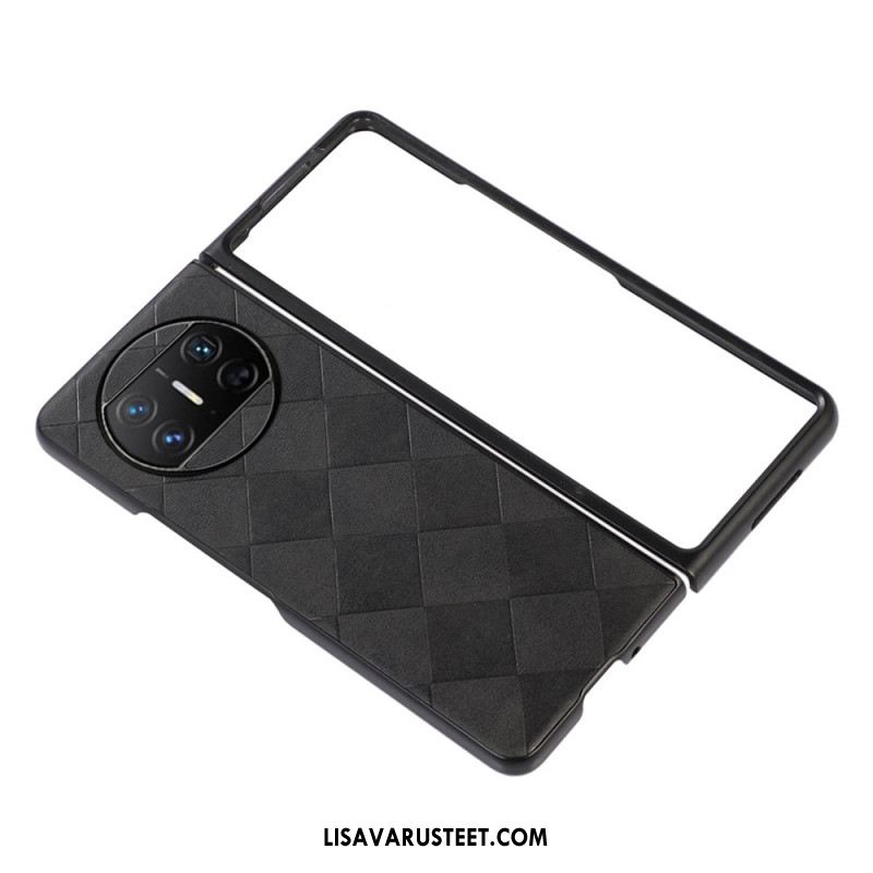Kuori Huawei Mate X3 Ruutukuvioinen Tekonahka Suojakuori