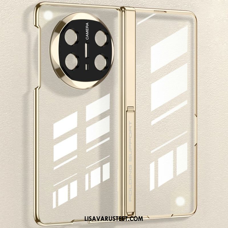 Kuori Huawei Mate X6 Läpinäkyvä Saranalla Ja Karkaistulla Lasilla