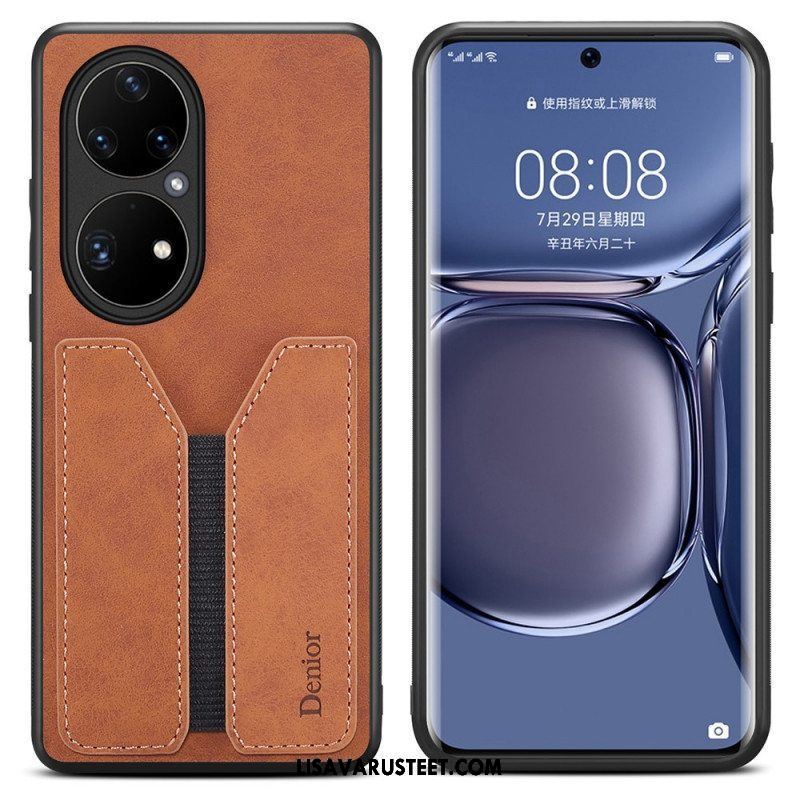 Kuori Huawei P50 Pro Denior Elastinen Korttikotelo