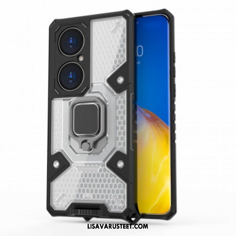 Kuori Huawei P50 Pro Honeycomb Resistant Hybrid