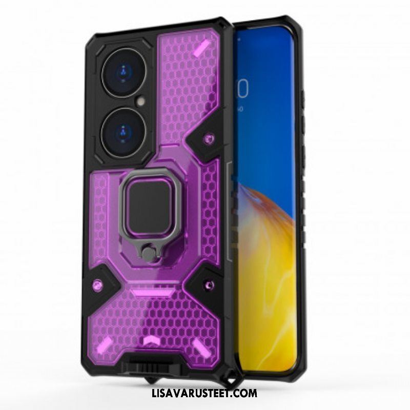 Kuori Huawei P50 Pro Honeycomb Resistant Hybrid