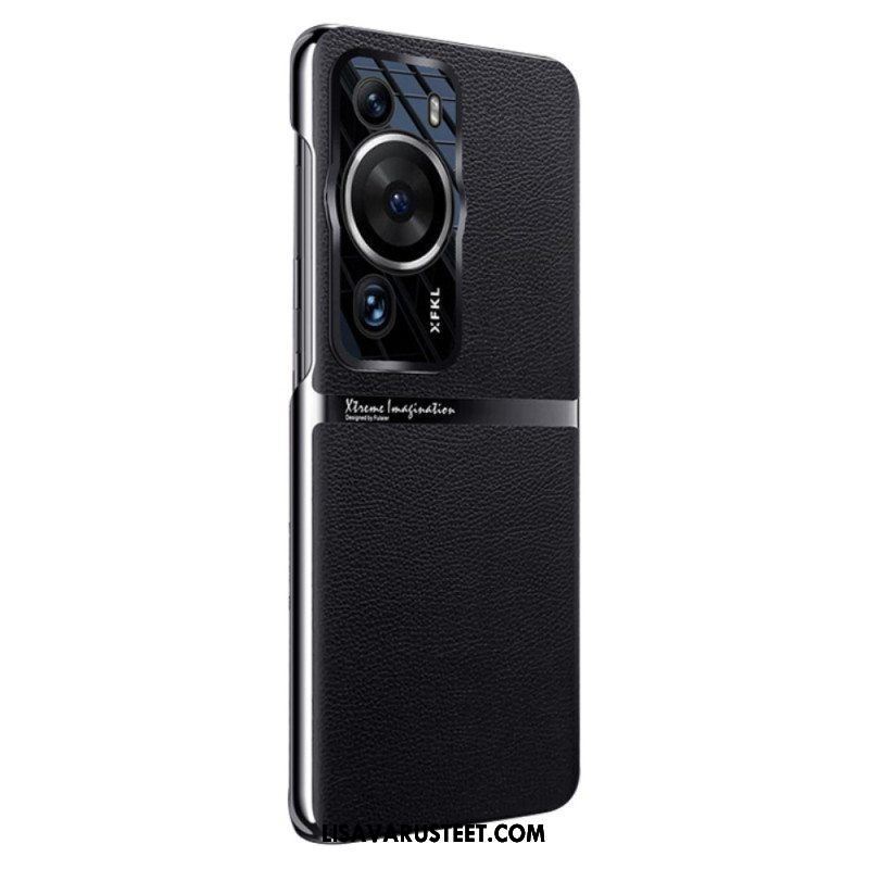 Kuori Huawei P60 Pro Keinonahkaa