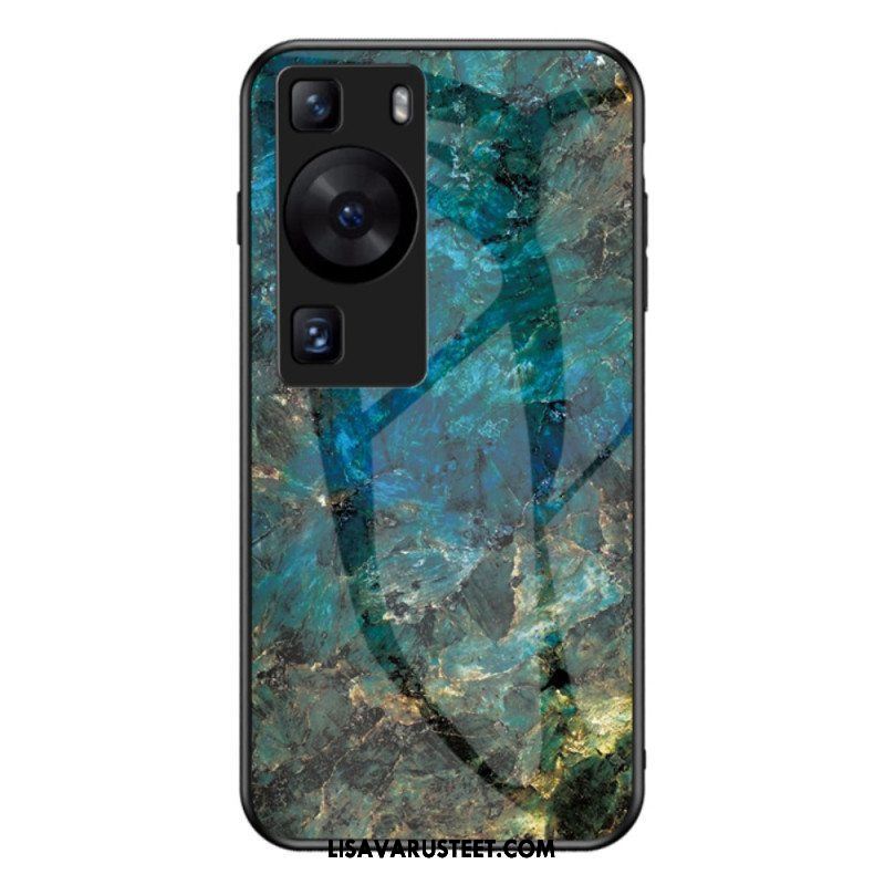 Kuori Huawei P60 Pro Marmorikarkaistu Lasi