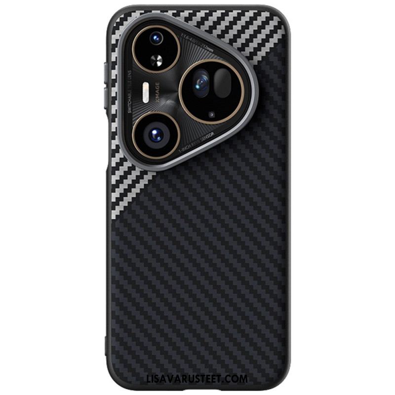 Kuori Huawei Pura 80 Ultra Magsafe Carbon Fiber Abeel Suojakuori