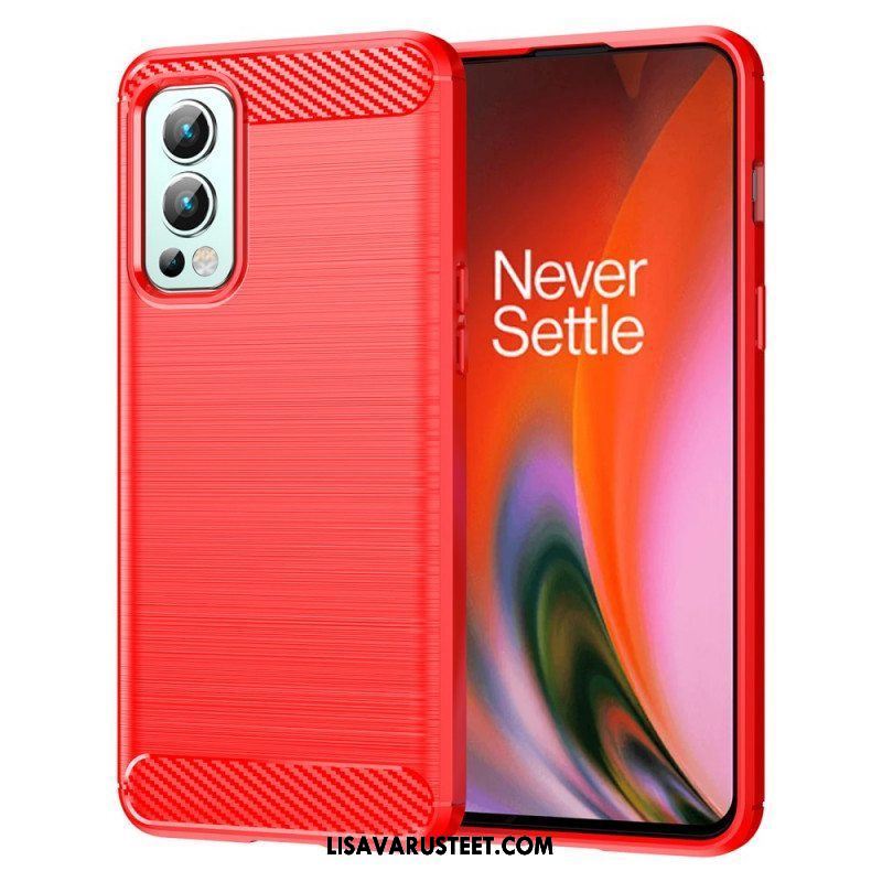 Kuori OnePlus Nord 2 5G Harjattua Hiilikuitua