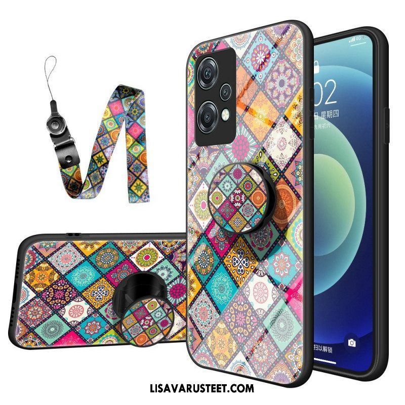 Kuori OnePlus Nord CE 2 Lite 5G Patchwork Magneettipidike