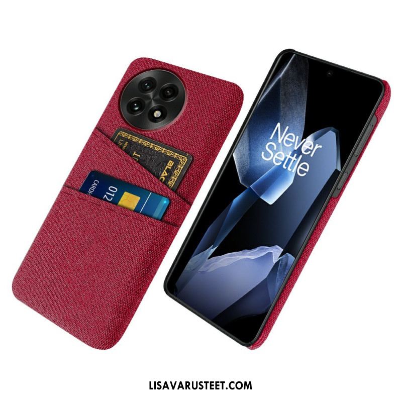 Kuori Oneplus 13 Kangaskuvioinen Korttikotelo