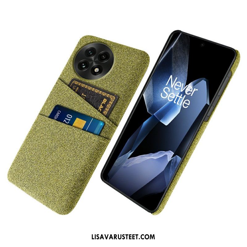 Kuori Oneplus 13 Kangaskuvioinen Korttikotelo