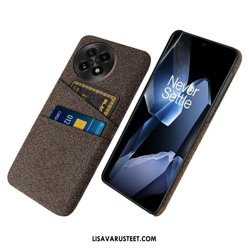 Kuori Oneplus 13 Kangaskuvioinen Korttikotelo