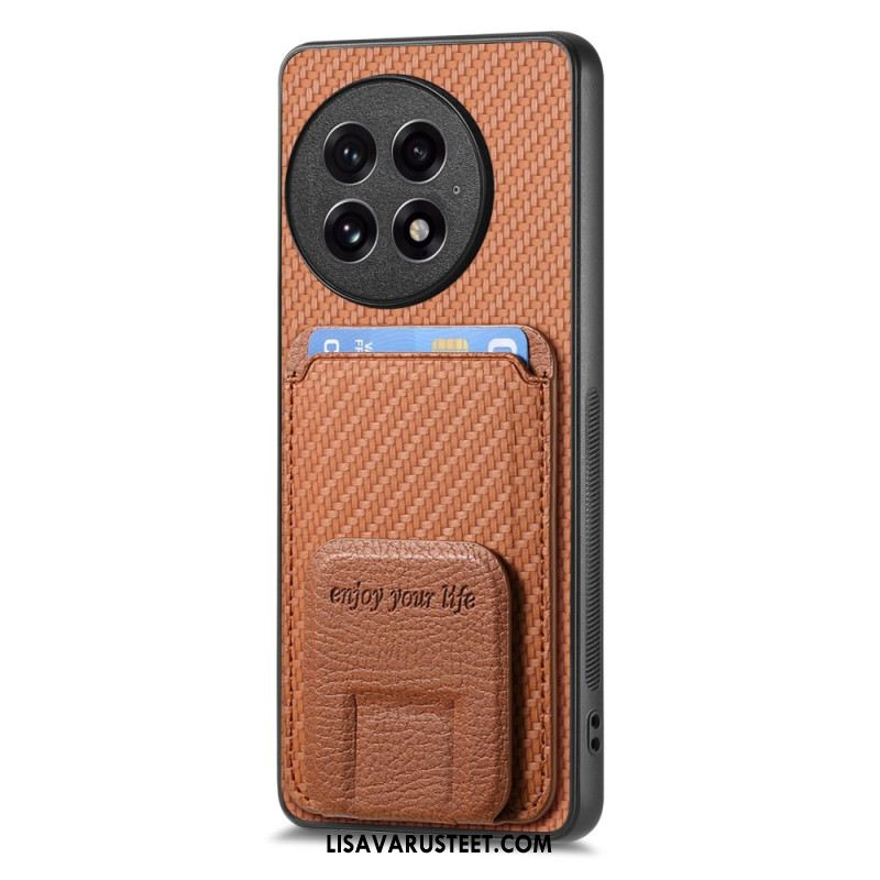 Kuori Oneplus 13 Korttikotelo Ja Kokoontaitettava Teline