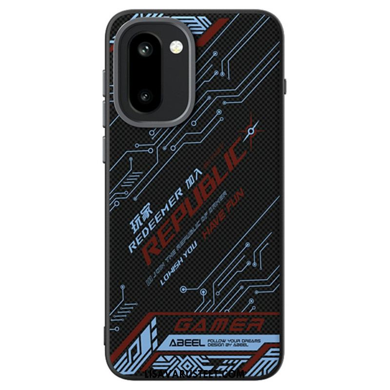 Kuori Oneplus 15r Abeel-mikrokohokuvioitu Magneettilompakko