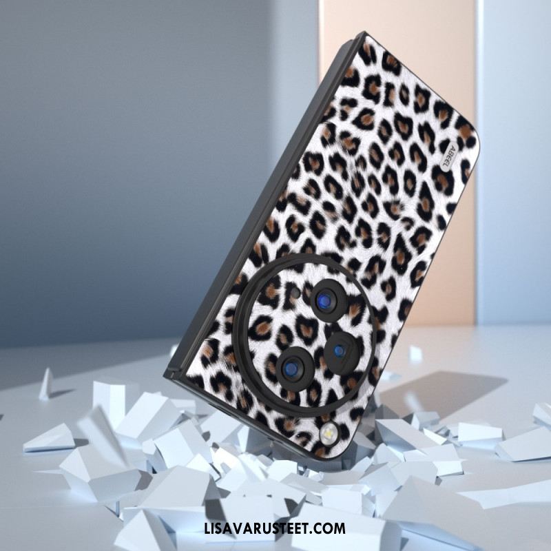 Kuori Oppo Find N3 Abeel Leopard Print Suojakuori