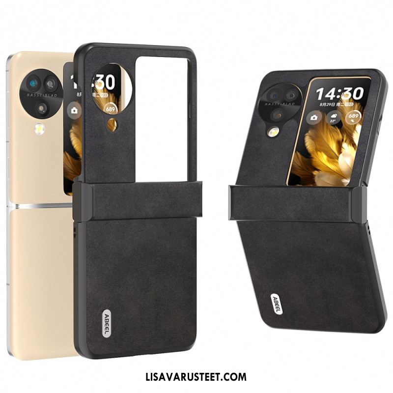 Kuori Oppo Find N3 Flip Abeel-nahkaefekti