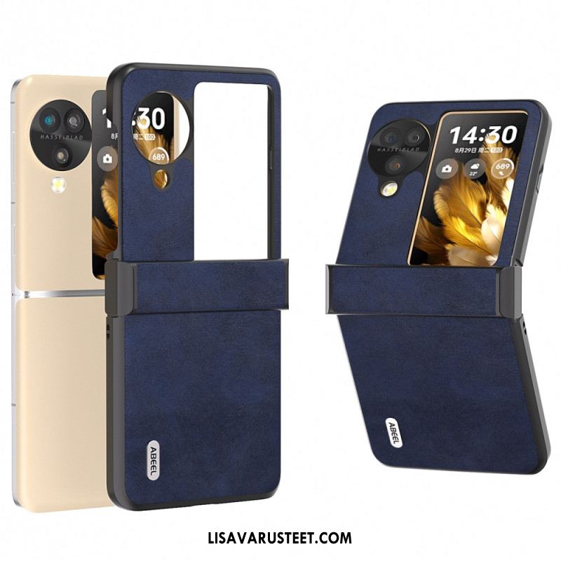 Kuori Oppo Find N3 Flip Abeel-nahkaefekti