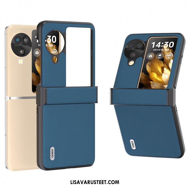 Kuori Oppo Find N3 Flip Aitoa Abeel-nahkaa