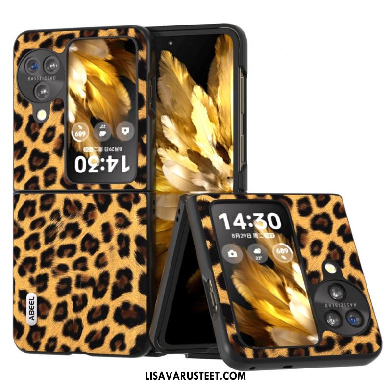 Kuori Oppo Find N3 Flip Leopardikuvio Abeel