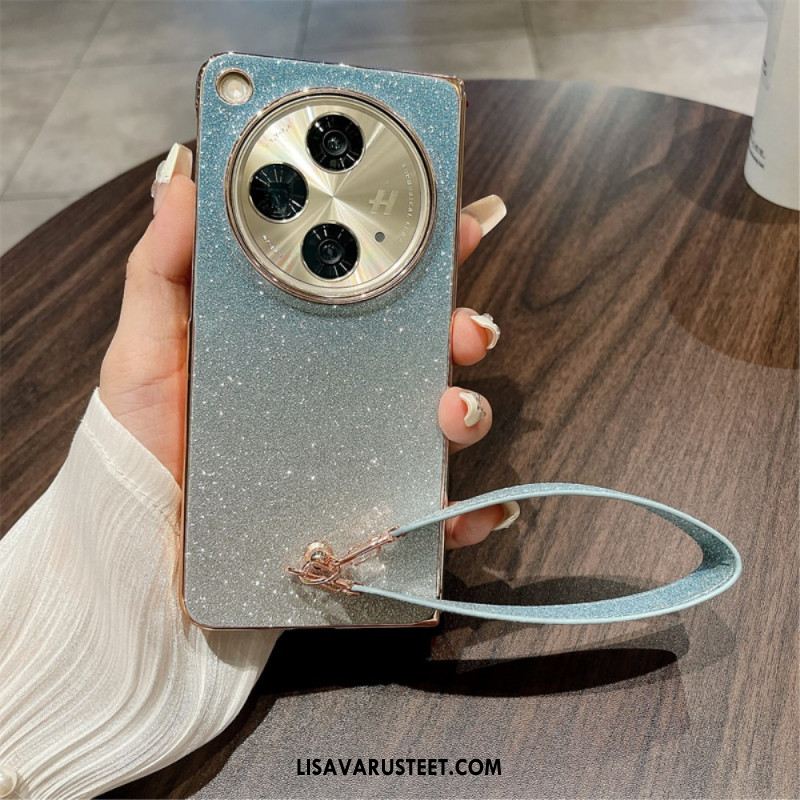 Kuori Oppo Find N3 Kiiltävä Pinta Ja Ranneke Suojakuori