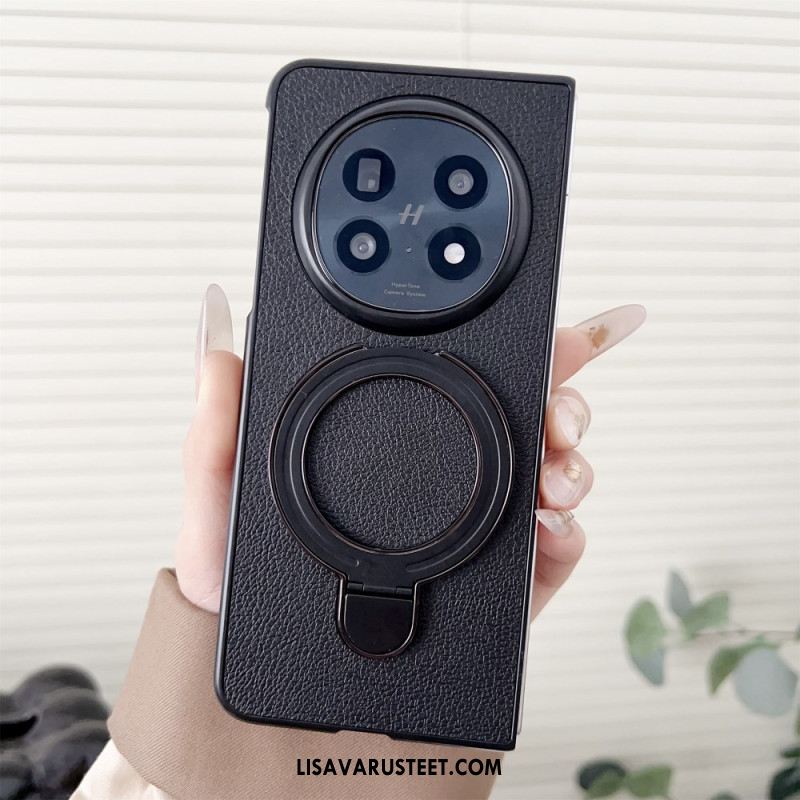 Kuori Oppo Find N5 Keinonahkainen Sormuksen Pidike