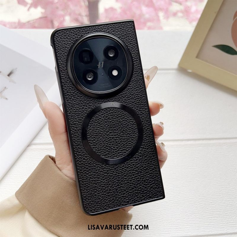 Kuori Oppo Find N5 Magsafe-yhteensopiva Keinonahka Suojakuori