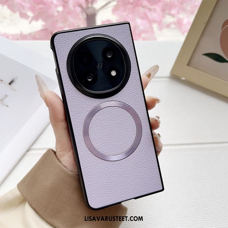 Kuori Oppo Find N5 Magsafe-yhteensopiva Keinonahka Suojakuori