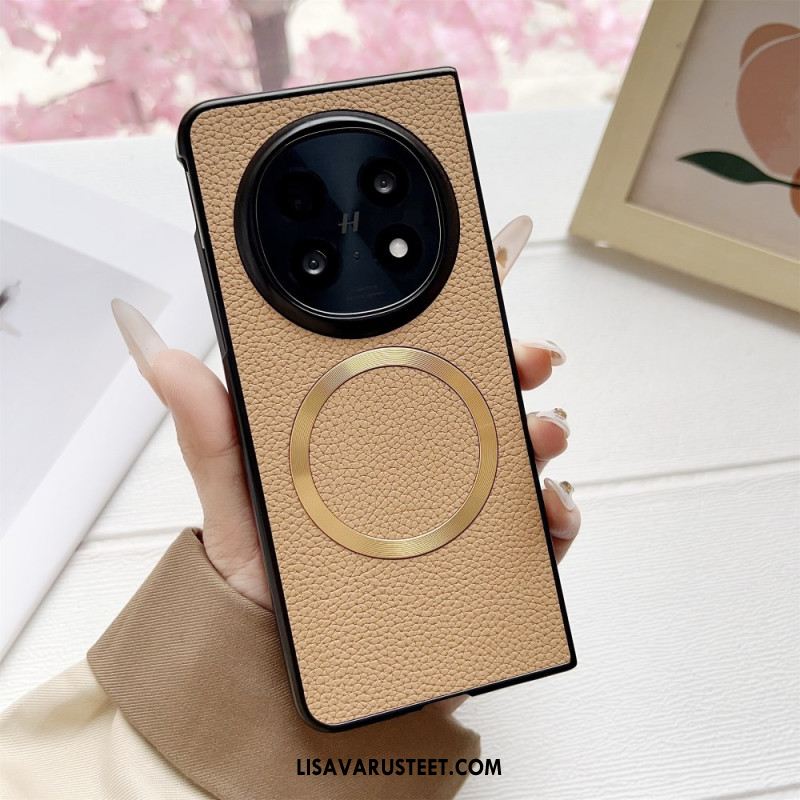 Kuori Oppo Find N5 Magsafe-yhteensopiva Keinonahka Suojakuori