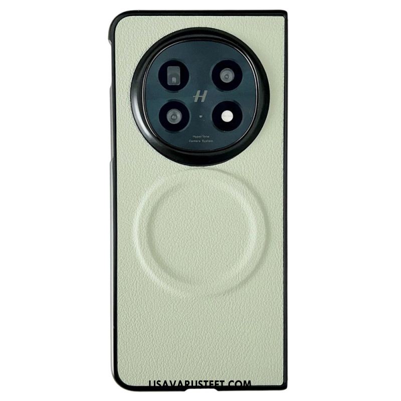 Kuori Oppo Find N5 Magsafe-yhteensopiva Nahkajäljitelmä Suojakuori