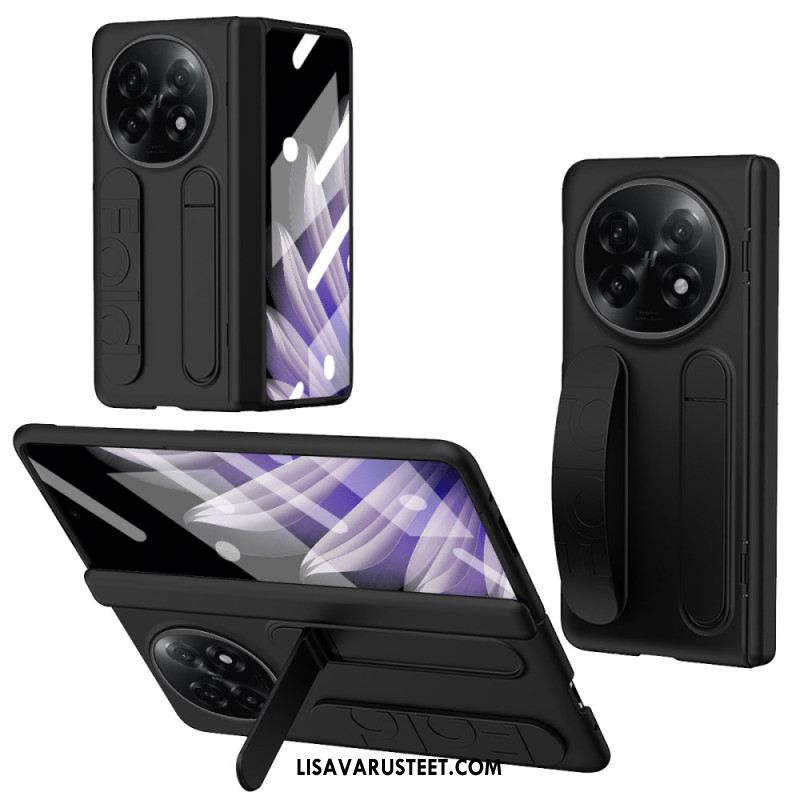 Kuori Oppo Find N5 Täysi Suoja Jalustalla Ja Hihnalla