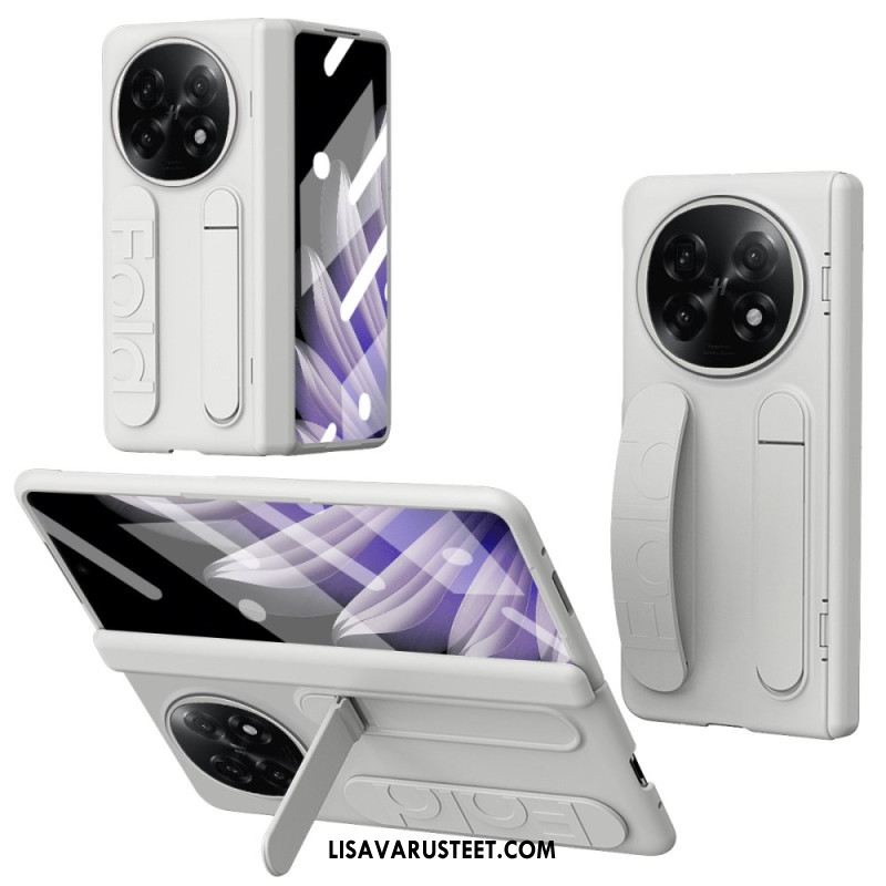 Kuori Oppo Find N5 Täysi Suoja Jalustalla Ja Hihnalla