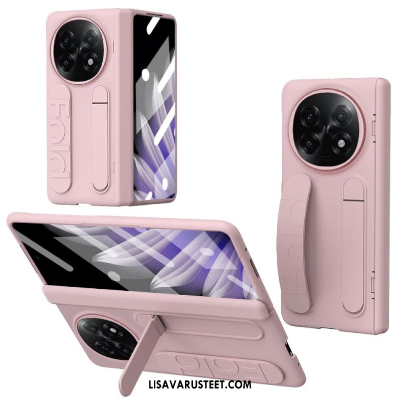 Kuori Oppo Find N5 Täysi Suoja Jalustalla Ja Hihnalla