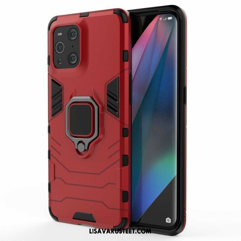 Kuori Oppo Find X3 Pro Renkaan Kestävä