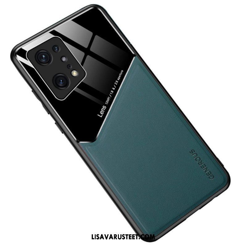 Kuori Oppo Find X5 Pro Ensiluokkainen Keinonahka