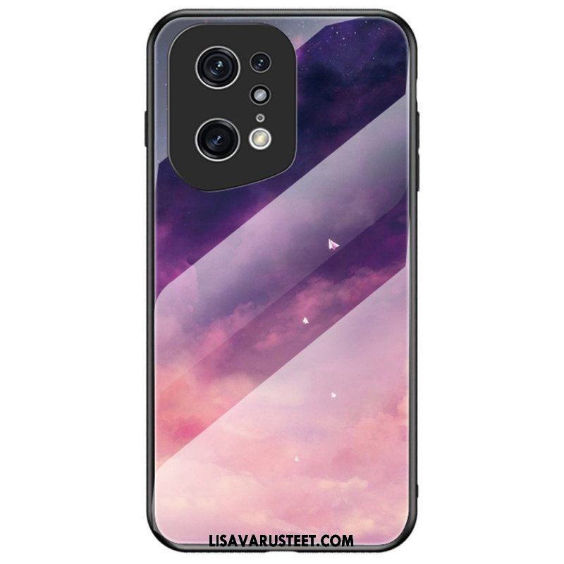 Kuori Oppo Find X5 Pro Marmori Karkaistu Lasi