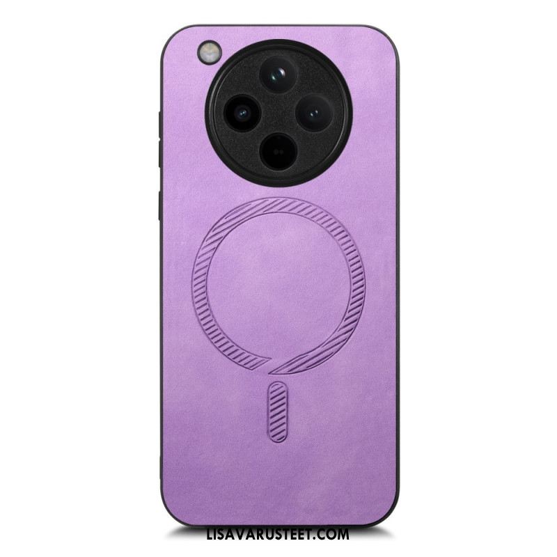 Kuori Oppo Find X8 Magsafe-yhteensopiva Nahkaefekti