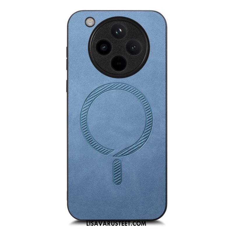 Kuori Oppo Find X8 Magsafe-yhteensopiva Nahkaefekti