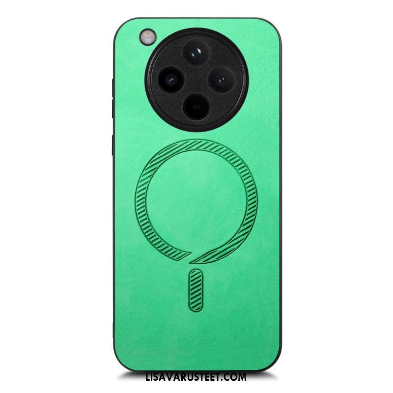 Kuori Oppo Find X8 Magsafe-yhteensopiva Nahkaefekti