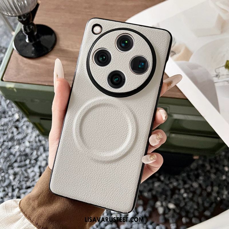 Kuori Oppo Find X8 Pro Magsafe-yhteensopiva Nahkakuvio