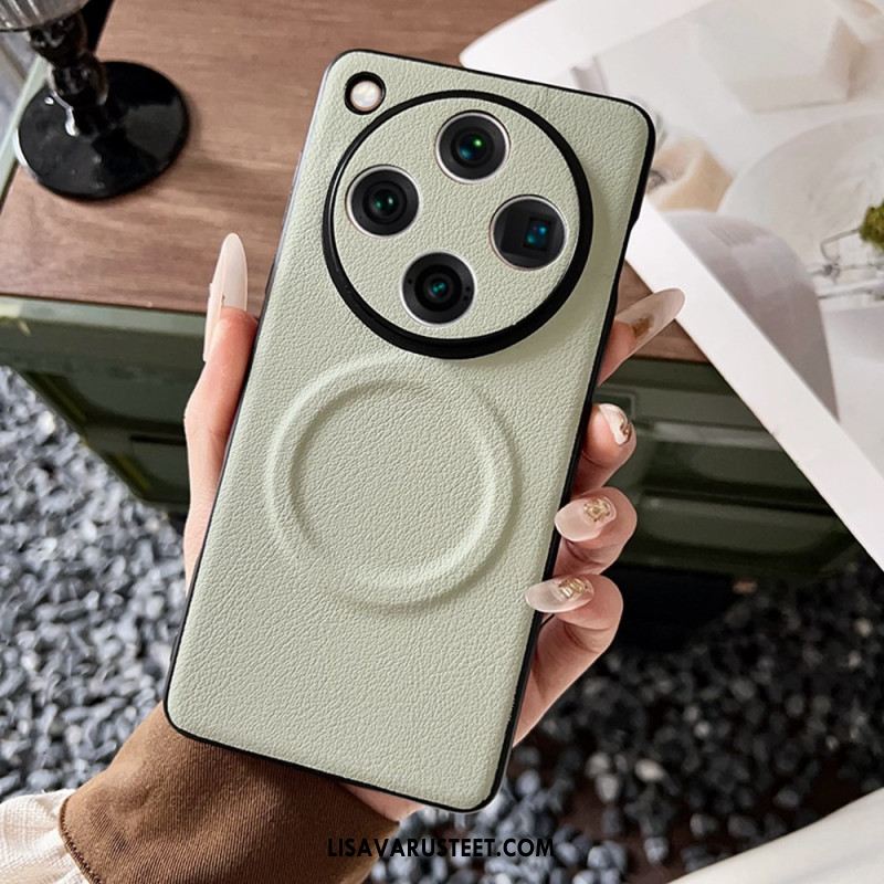 Kuori Oppo Find X8 Pro Magsafe-yhteensopiva Nahkakuvio