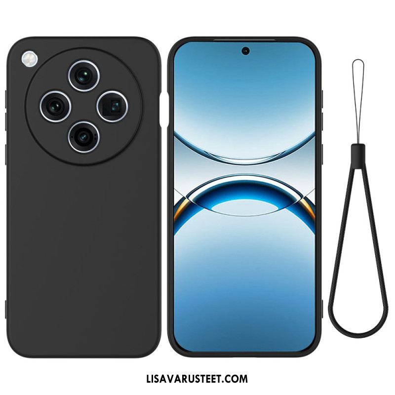 Kuori Oppo Find X8 Pro Nestemäinen Silikoni Hihnalla Suojakuori