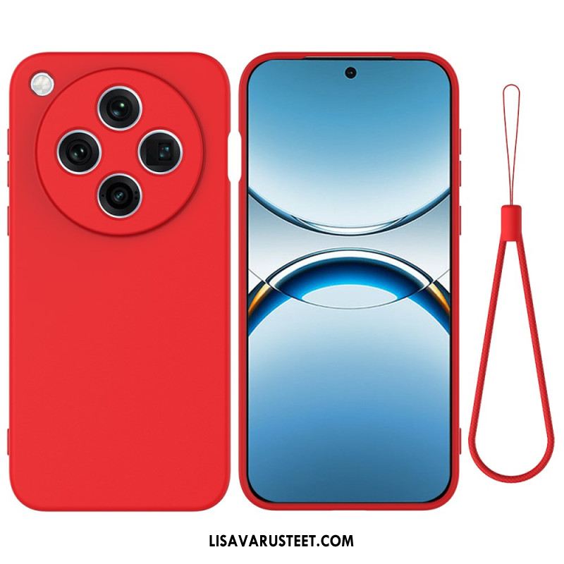 Kuori Oppo Find X8 Pro Nestemäinen Silikoni Hihnalla Suojakuori