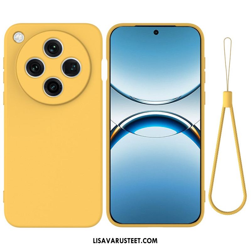 Kuori Oppo Find X8 Pro Nestemäinen Silikoni Hihnalla Suojakuori