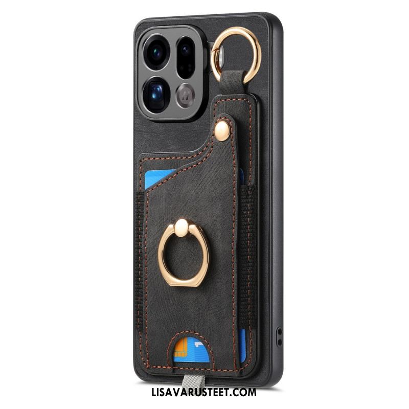 Kuori Oppo Find X9 Pro 5g Korttikotelo Ja Sormuskotelo Suojakuori