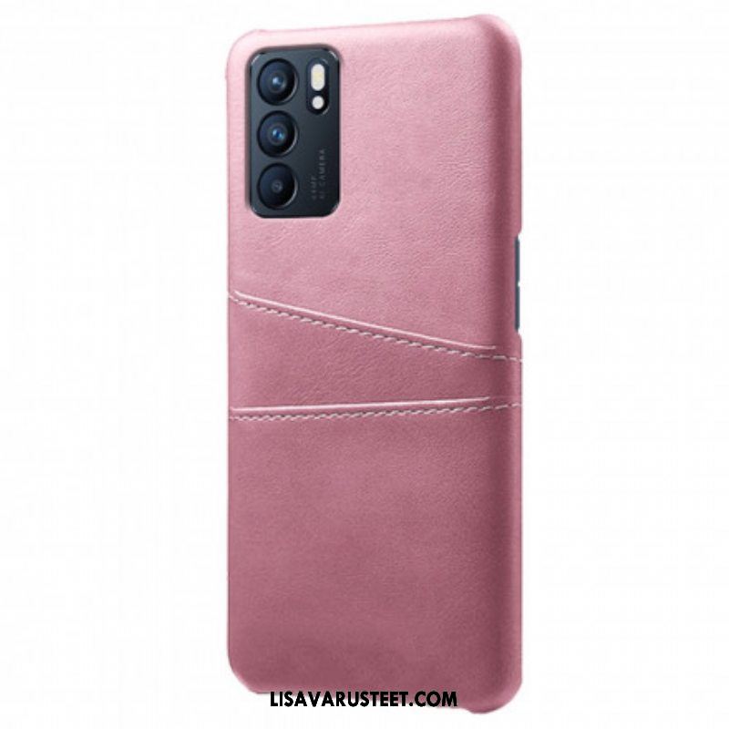 Kuori Oppo Reno 6 5G Ksq-korttikotelo